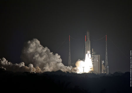 Satellite built by Boeing partner Orbital is 1st of 3-satellite order