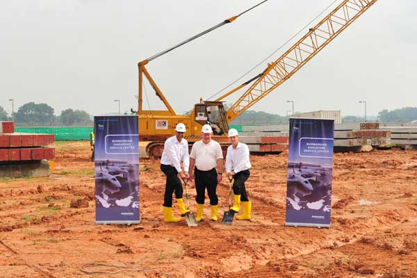 Bombardier Breaks Ground on OEM-owned Service Centre in Singapore