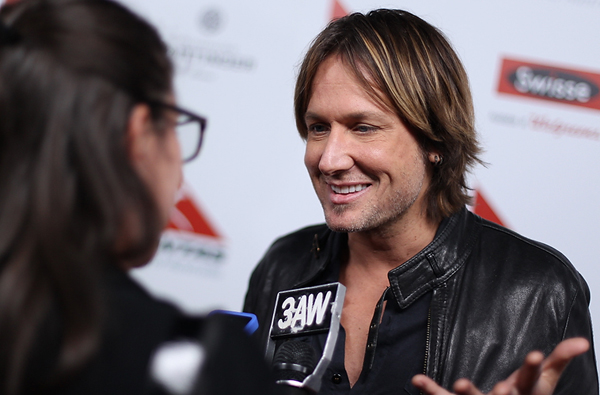 Keith Urban was the guest of honour at the Qantas Spirit of Australia Party
